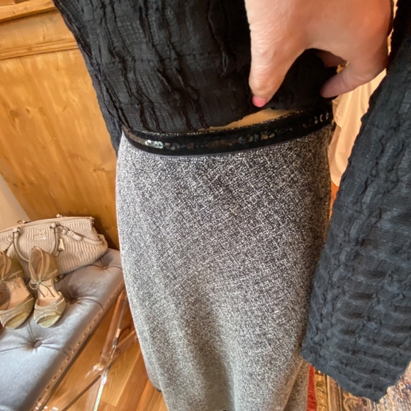 Richard Malcolm Skirt with Touches of Sequin and Lace - Size 10 - Picture 6 of 10